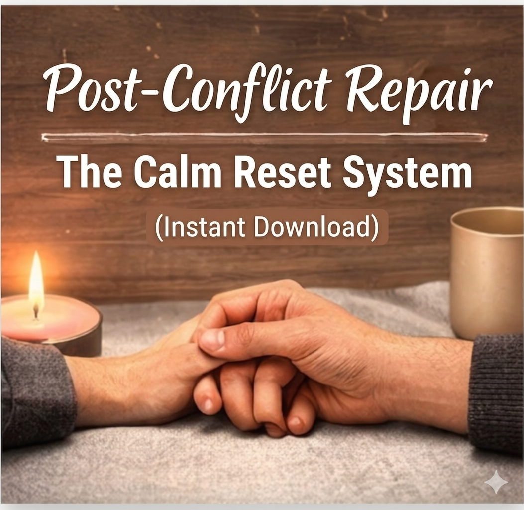 Post-Conflict Repair: The Calm Reset System (Instant Download)