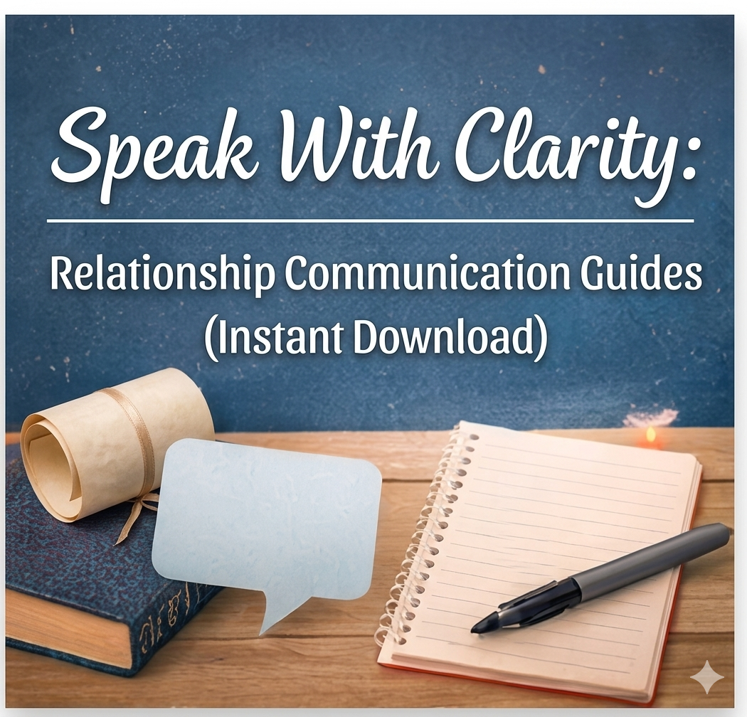 Speak With Clarity: Relationship Communication Guides (Instant Download)