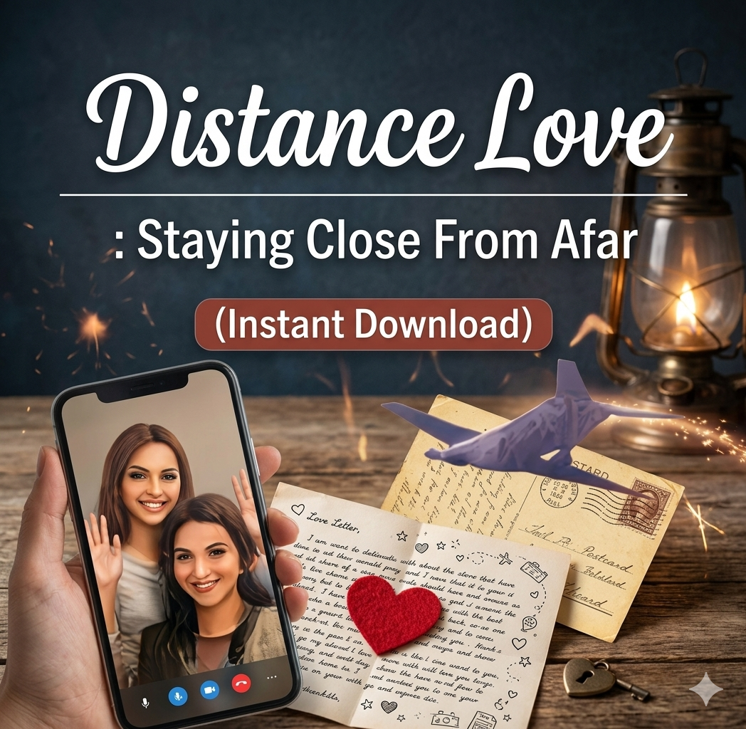 Distance Love: Staying Close From Afar (Instant Download)